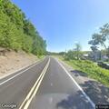 Tree blocking lane on US 219 near Montrose