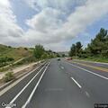 Disabled car blocking lane on westbound 91 toll road