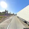Disabled sedan on westbound 60 near Mountain Avenue
