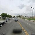 Police check on northbound Nissan near Normandie