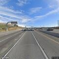Large debris blocking lane on I-215 southbound
