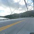 Male waiting at Wellsburg Bridge with irate companion