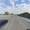 Two vehicles stopped on right shoulder of I-605 ramp