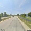 Traffic stop on white Cadillac with plate issue
