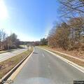 Wires hanging from utility pole on Warfield Road