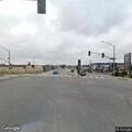Minor collision involving two vehicles at gas station