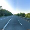 Box spring in roadway on Route 146 in Douglas