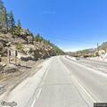 Vehicle blocked by gray minivan on Big Bear Blvd
