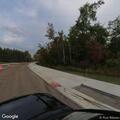 Vehicle leaves road and gets stuck in swamp