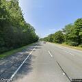 Abandoned camper on I-495 in Merrimac
