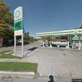 Driver reportedly drinking at gas pump