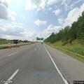 Disabled semi changing tire on I-271 north