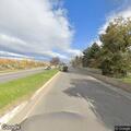 Motorcycle crash on interstate off-ramp near exit