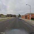 High speed stop of silver sedan on A Street ramp