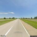 Truck and trailer off road on I-55 southbound