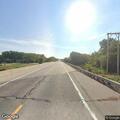 Reckless work truck swerving on eastbound highway