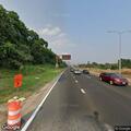 Stalled car on I-35E under Deerwood