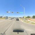 Stalled car blocks left turn lane at intersection
