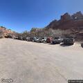 Female hiker with broken leg at Lower Calf Creek Falls