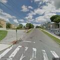 Car on sidewalk at Elliott Avenue intersection