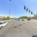 Traffic stop on black Hyundai Elantra