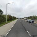 Fallen tree blocking Lake Avenue expressway ramp