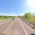 Debris blocking left lane on Highway 5 in Victoria