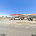 Disabled truck with flat tire at Circle K in Dunlap