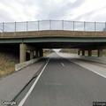 Traffic barrels knocked down in left lane closure