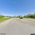 Car with flat tire stopped on Highway 76