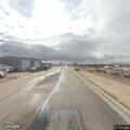 Pickup hits guardrail and drives on wrong side