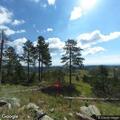 Small wildfire from lightning near Lookout Point
