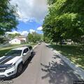 Vehicle with flat tire followed off roadway