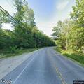 Fire engine blocking traffic on Route 219