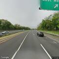 Car fire in grass off Southern State Parkway