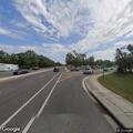Traffic stop on silver Toyota RAV4 at intersection