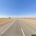 Pedestrian running on I-40 in Groom