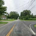 Pedestrian walking in roadway on Palmer Road