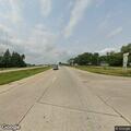 Car hydroplanes on highway; occupant has chest pain