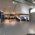 Person with finger cut at airport Terminal E construction area
