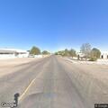 Utility pole fire on Highway 90 near Marfa