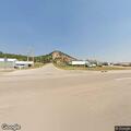 Dog in roadway at Cleveland and 21st Street