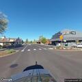 Slow vehicle driving without lights on Hood Avenue