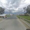 Dog running in lanes on Highway 99 at Avenue 96