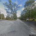 Entrance to Old Quaker Hill blocked by road hazard