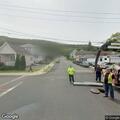 Report of erratic blue Honda Pilot on Maple Avenue