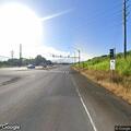 Truck driving on wrong side blocks highway intersection