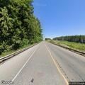 Injured deer blocking eastbound highway 104
