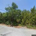 Overhanging shrubs and damaged road reported