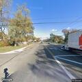 Low wires blocking bus at Deer Park intersection